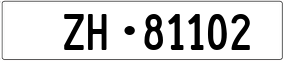 Truck License Plate